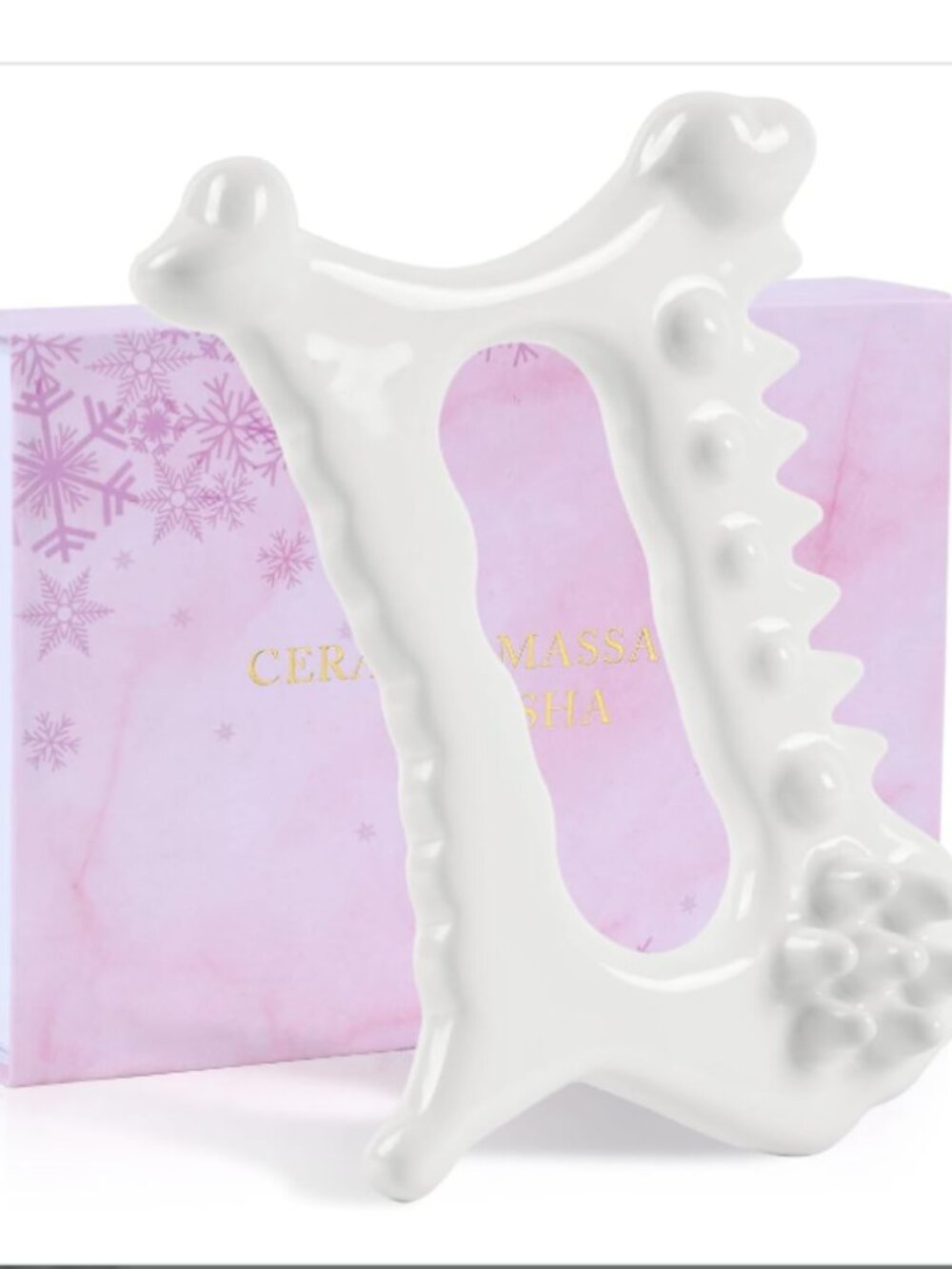 Ceramic Body Gua Sha Facial Tool, Face & Body Guasha Massage Tool